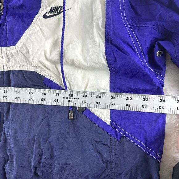 Nike‎ Vintage 90s Jacket Womens Medium Windbreaker Colorblock Full Zip - Picture 5 of 16